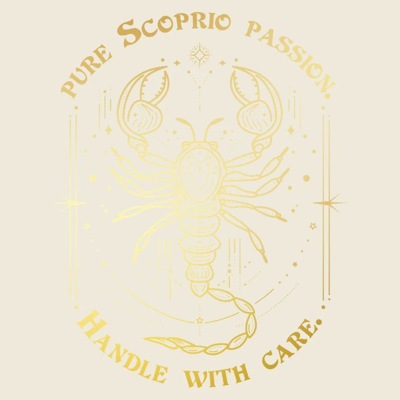 Skorpion Leidenschaft Sternzeichen Geschenk Astrologie Kunst