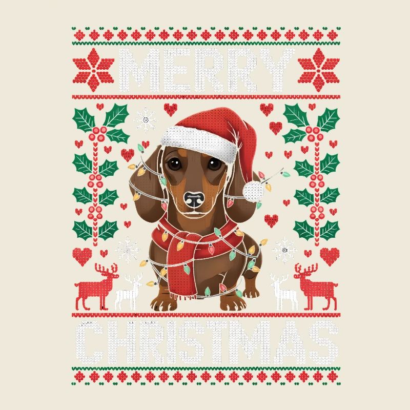 Funny Dachshund Christmas Dachshund Gift