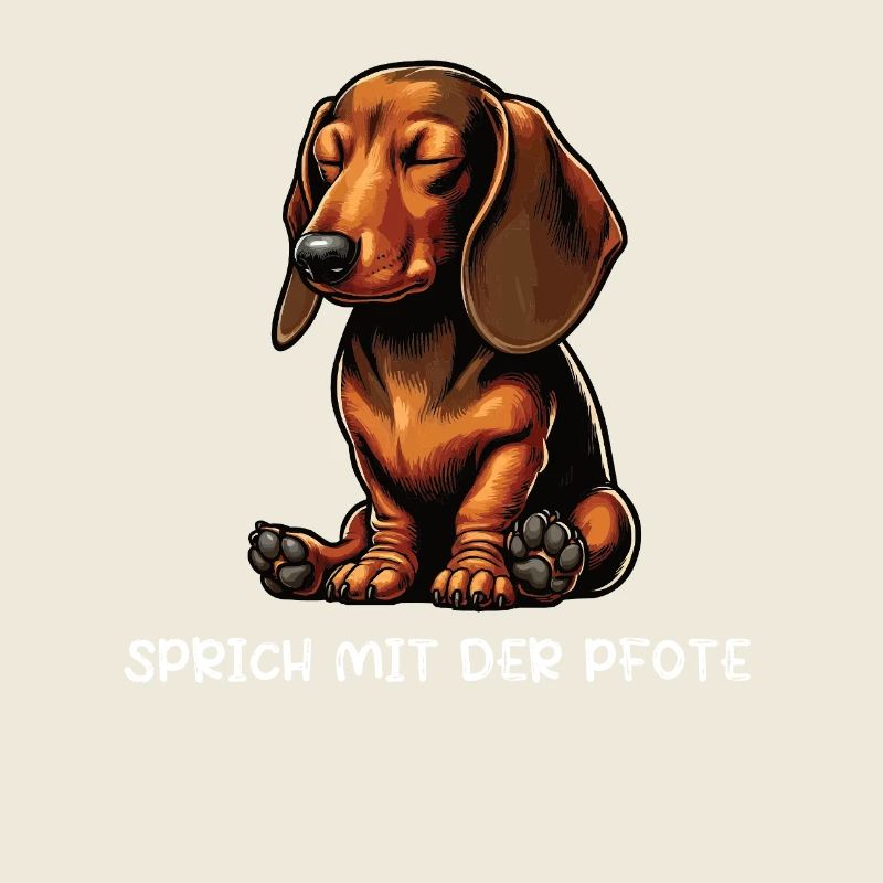 Sprich mit der Pfote Dackel Dackelbesitzer Teckel
