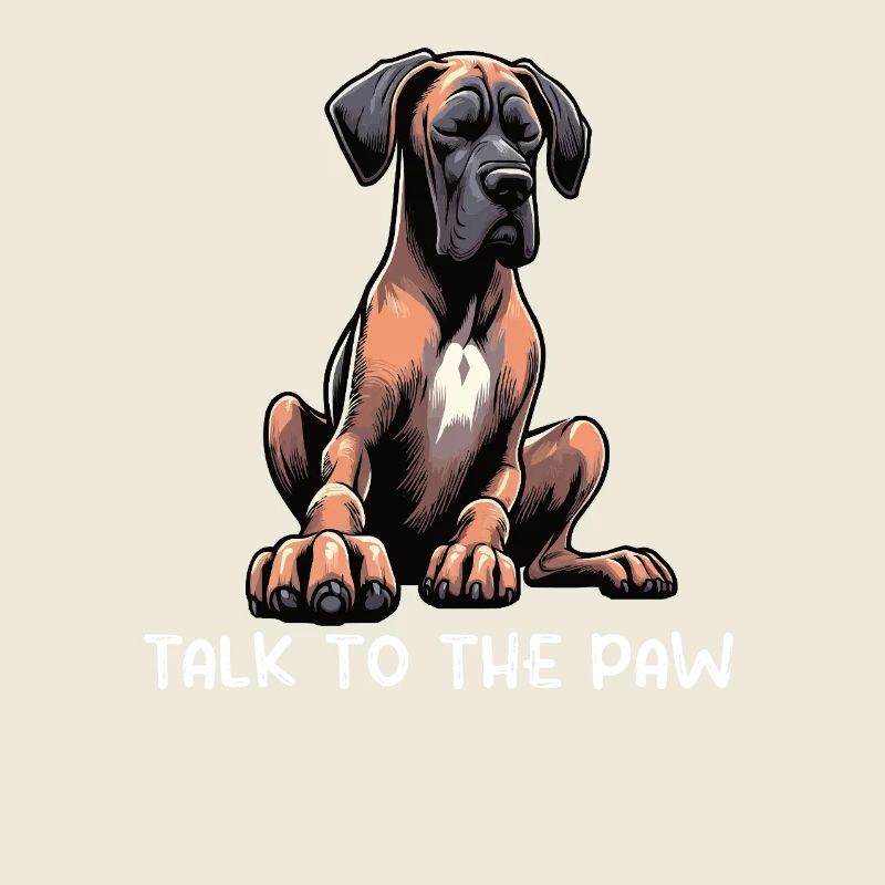 Talk to the Paw Great Dane