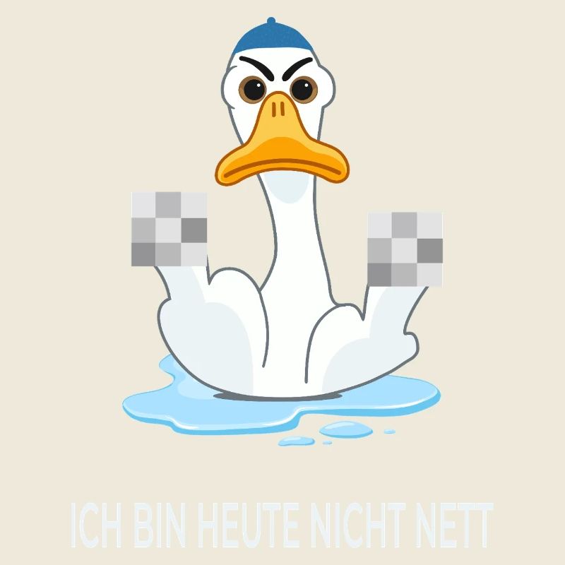 I'm Not Nice Today – Funny Duck