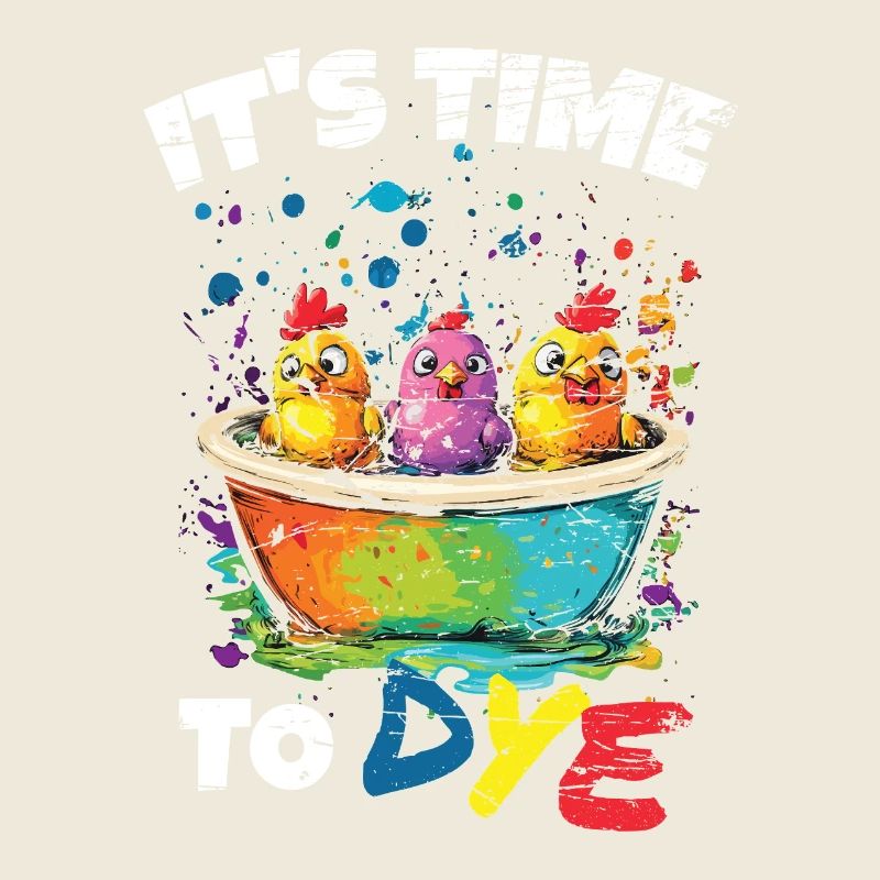 Funny Egg Dyeing Colors For Easter Artists