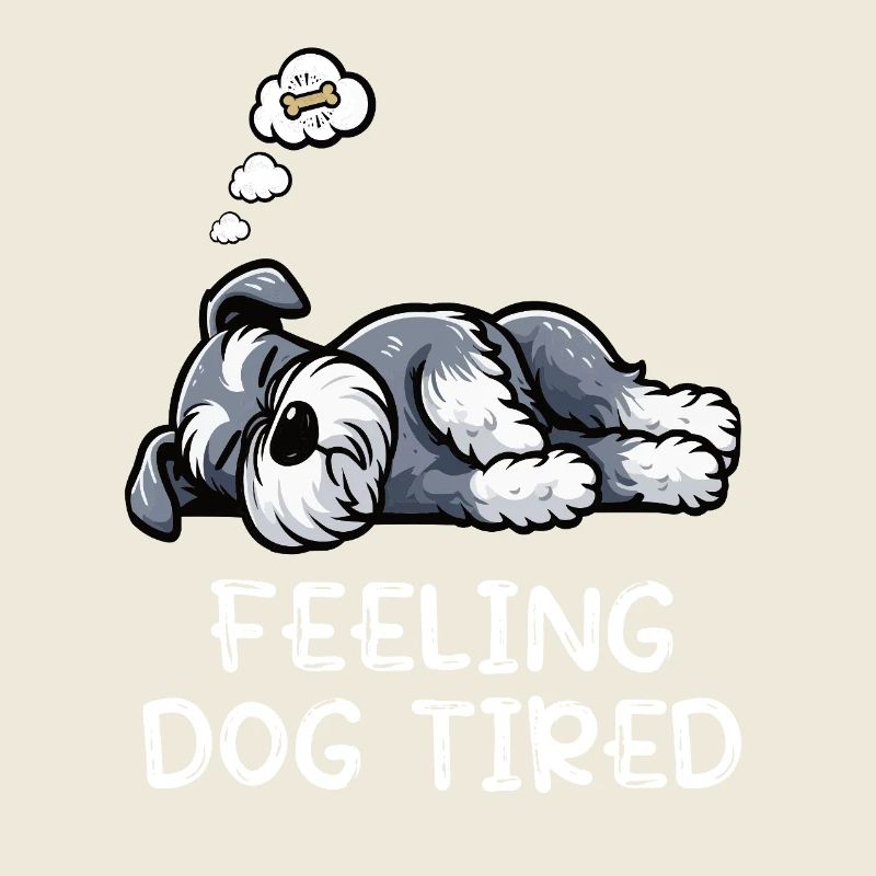 Se sentir fatigué par le chien Schnauzer Propriétaire de Schnauzer