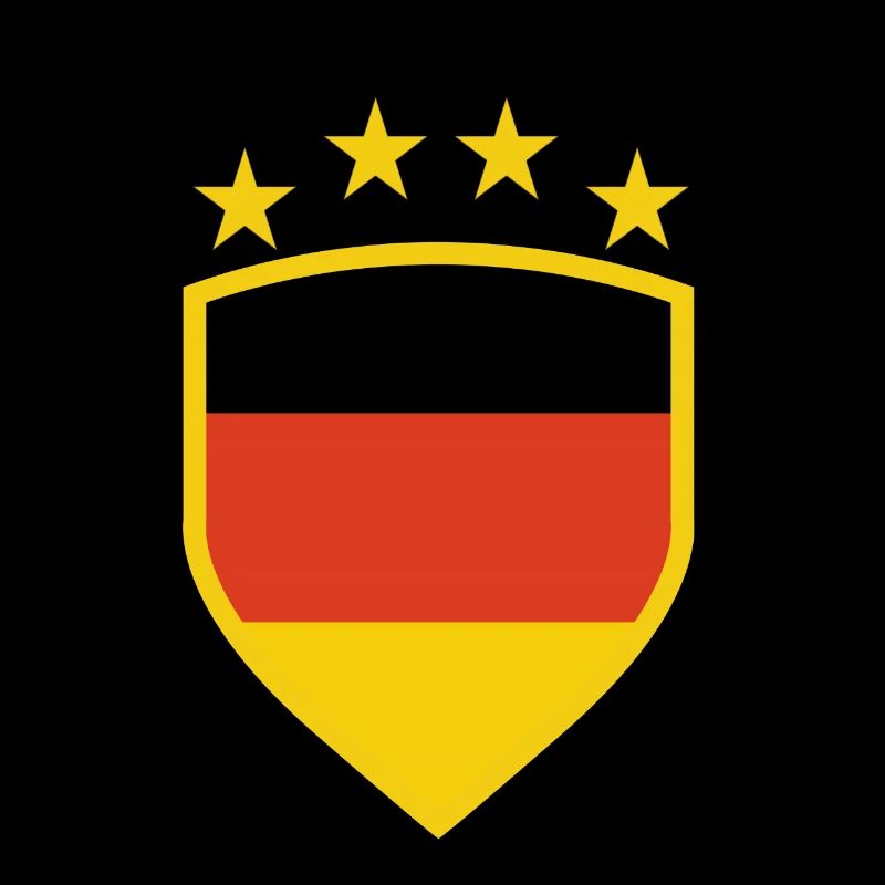 Blason allemand avec couleurs du drapeau