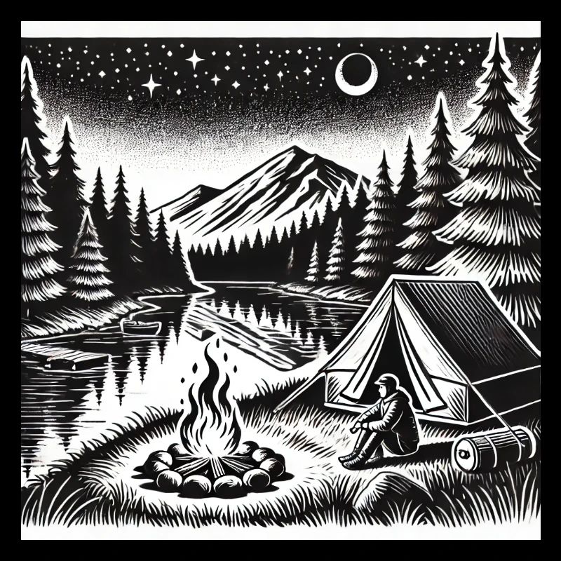 Camping - Campfires, Wilderness & Freedom