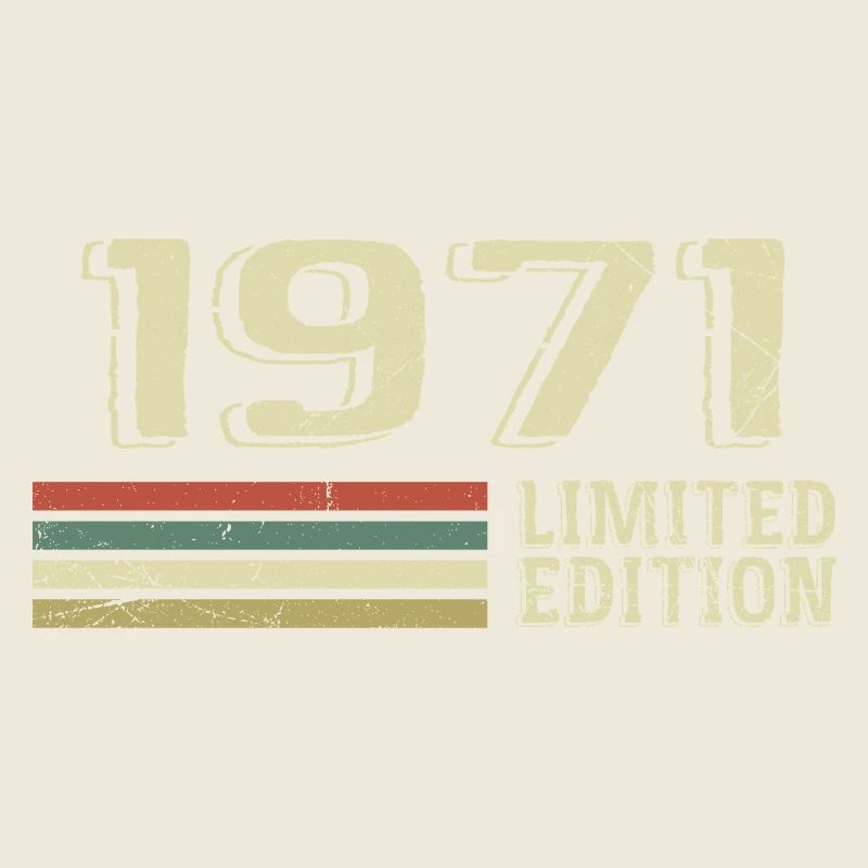 Nées en 1971 anniversaire 1971 Vintage 1971