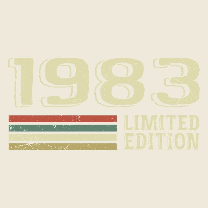 Nées en 1983 anniversaire 1983 Vintage 1983
