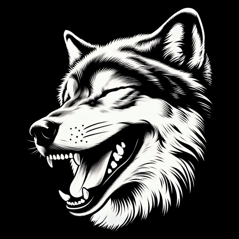 Laughing 🐺 wolf