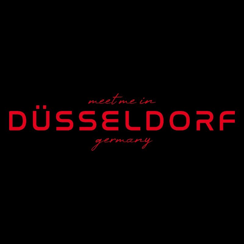 T-shirt Düsseldorf – Style Skyline & Rhin