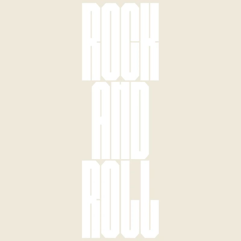 Rock and Roll  Bold Typography