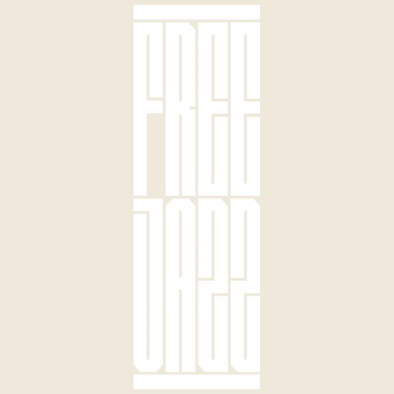 Conception typographique de jazz libre. Cadeau idéal pour le moderne