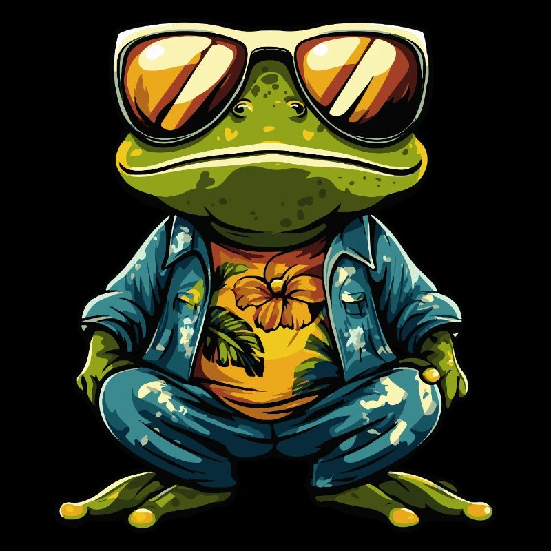 Frog Cool Summer