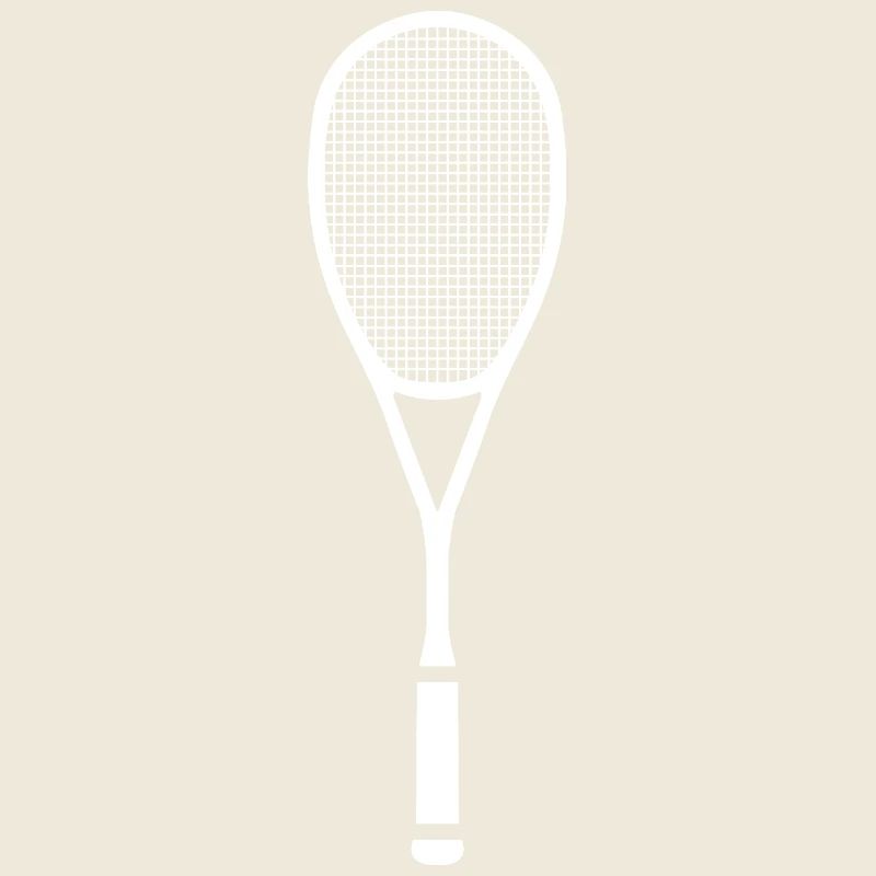 Raquette de Tennis Squash Split White