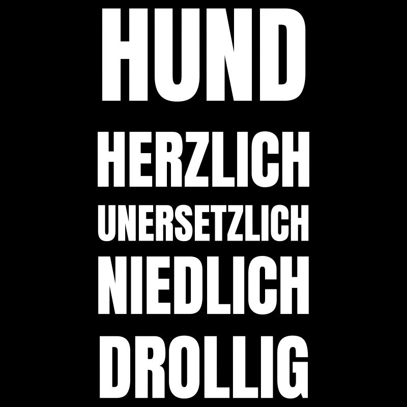Hund herzlich unersetzlich niedlich und drollig.