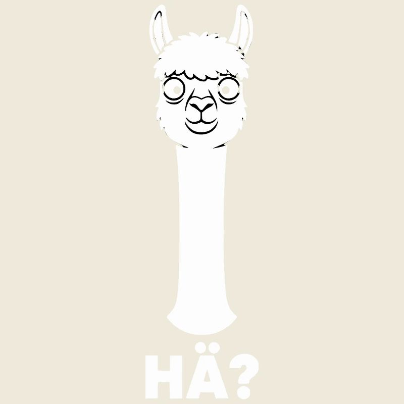 Lama mit fragendem Blick