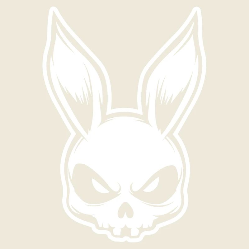 Bunny Skeleton Skull