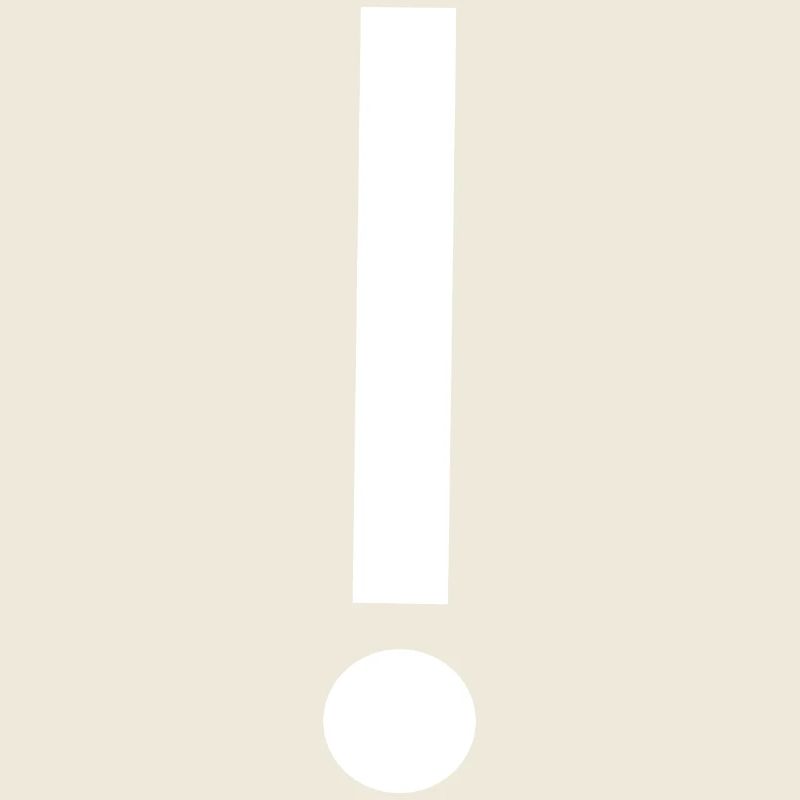 Modèle de modèle de point d’exclamation Modèle