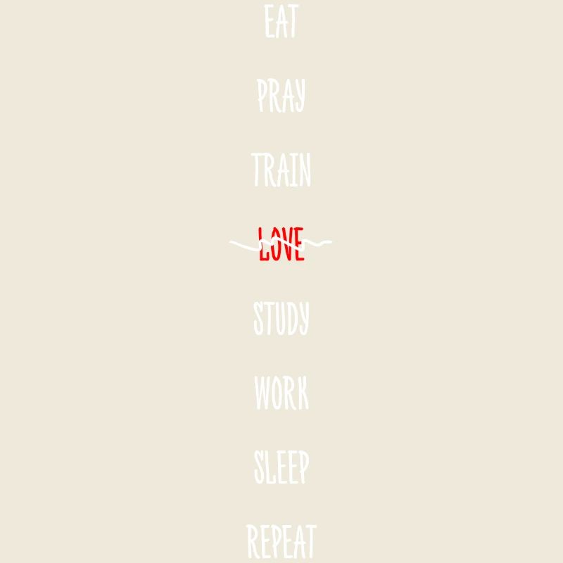 Daily Routine Monochrome with Red Accent