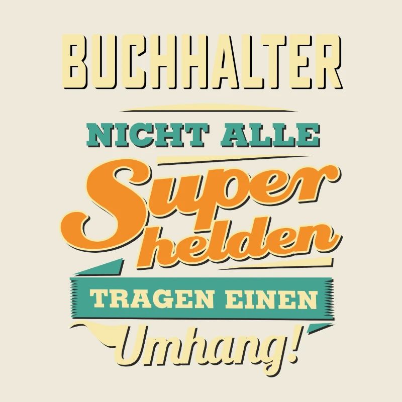 Superhelden Umhang - Buchhalter - RAHMENLOS Beruf