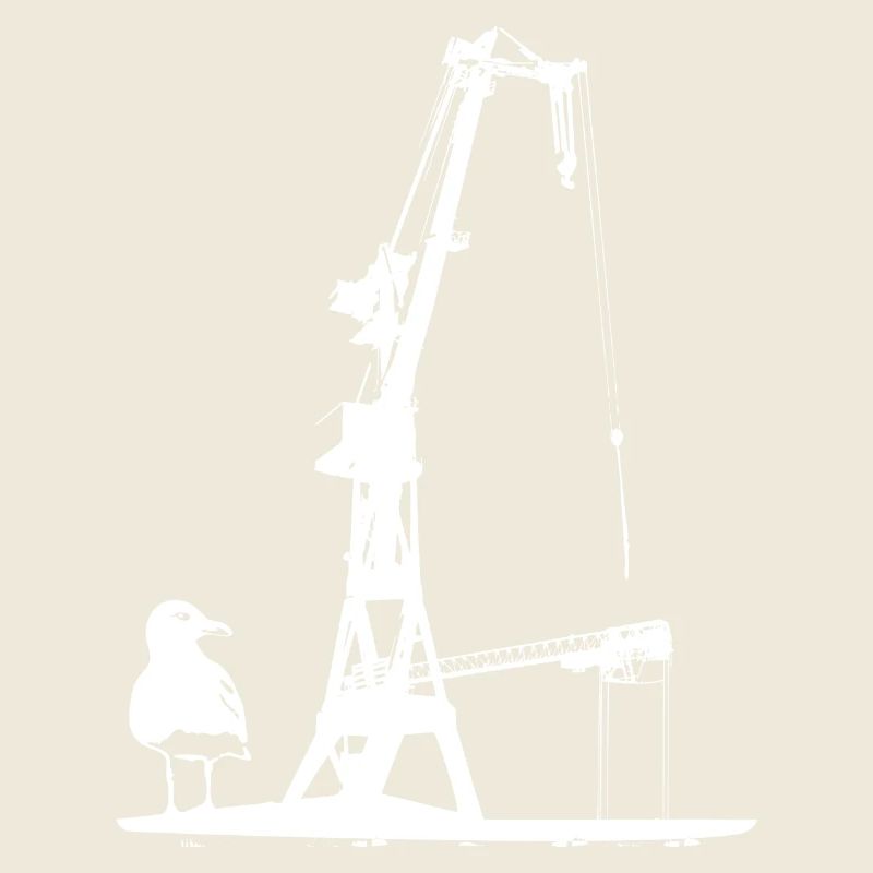 Hafenkran Werft Schiffsbau Dock Hamburg Möwe