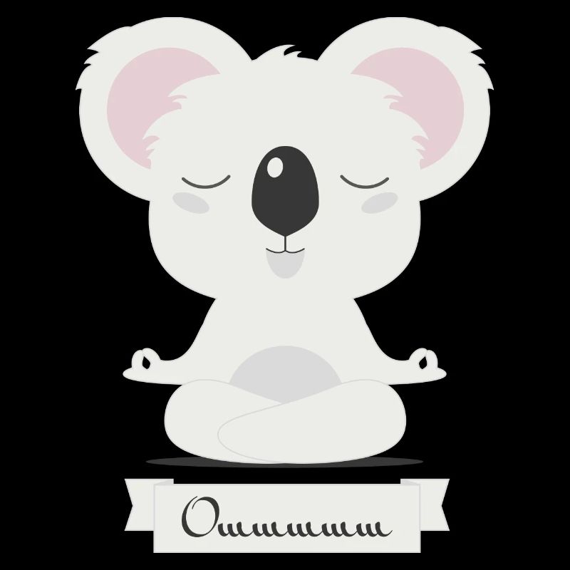 Koala meditiert