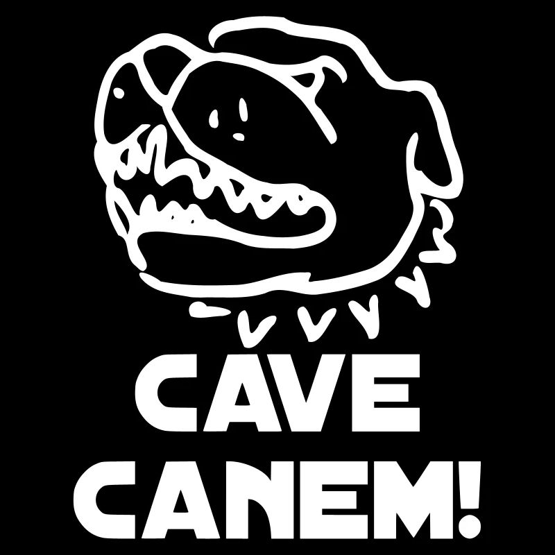 Cave Canem! chien de garde de l'attention!