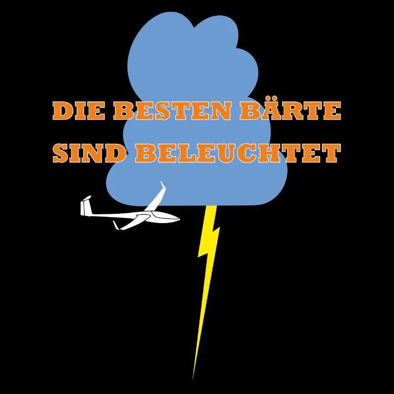 Bart Segelflieger Geschenk Thermik