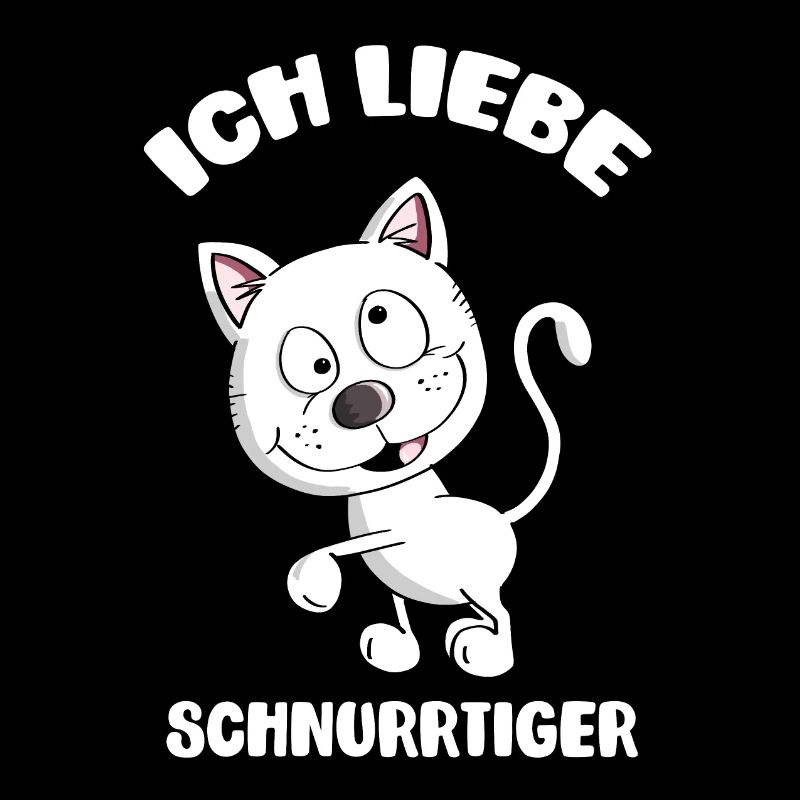 Ich Liebe Schnurrtiger - Katze - Katzen - Tiger