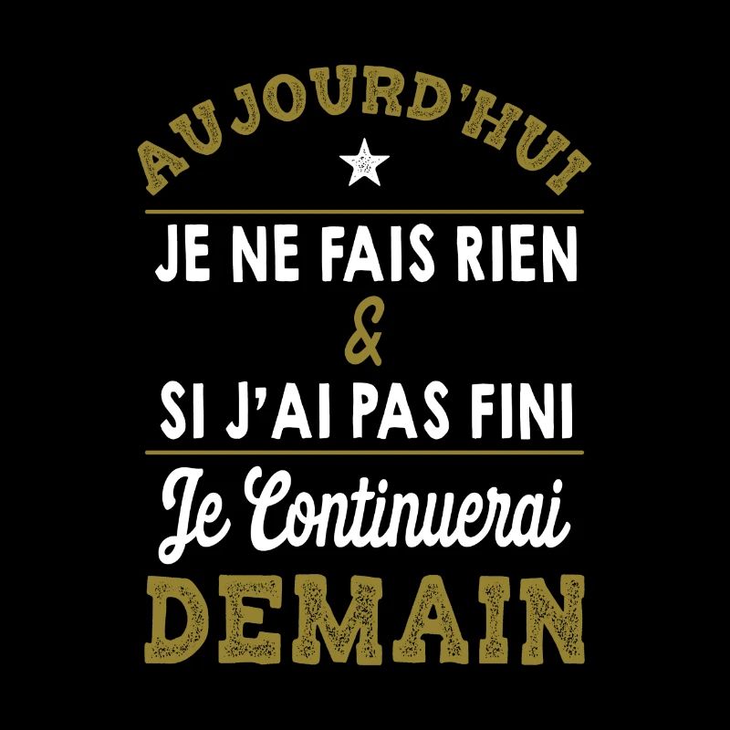 Je ne fais rien humour
