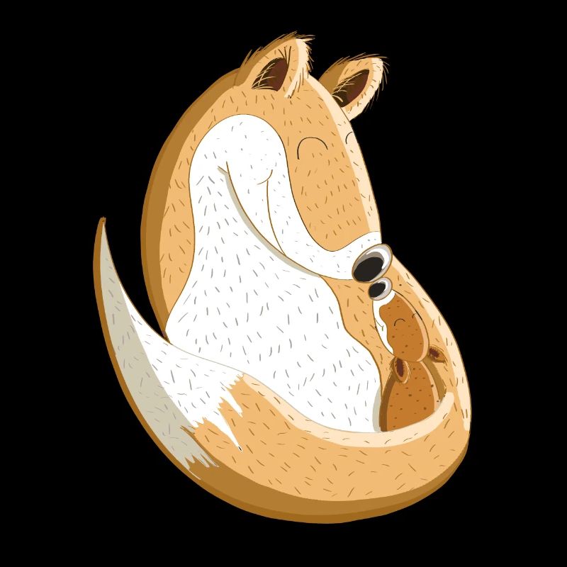 Fox avec bébé I grossesse I cadeau pour enfants