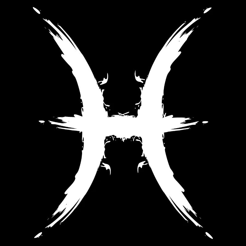 Fisch Sternzeichen Fische Design Pisces Symbol 2
