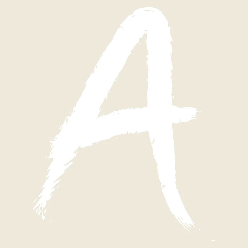 Letter A new variant initial letter
