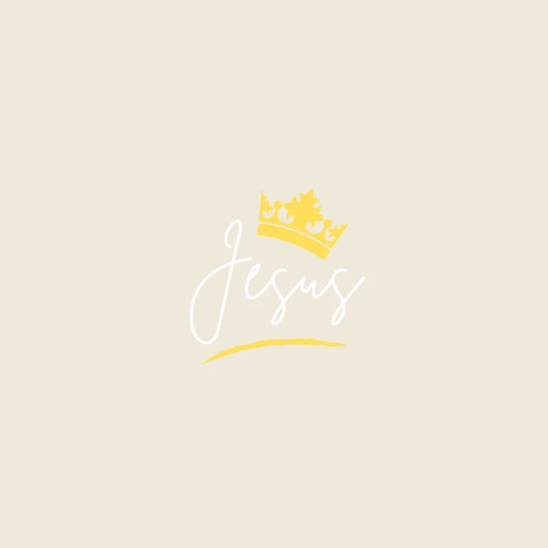 Chemise Jésus Crown Script