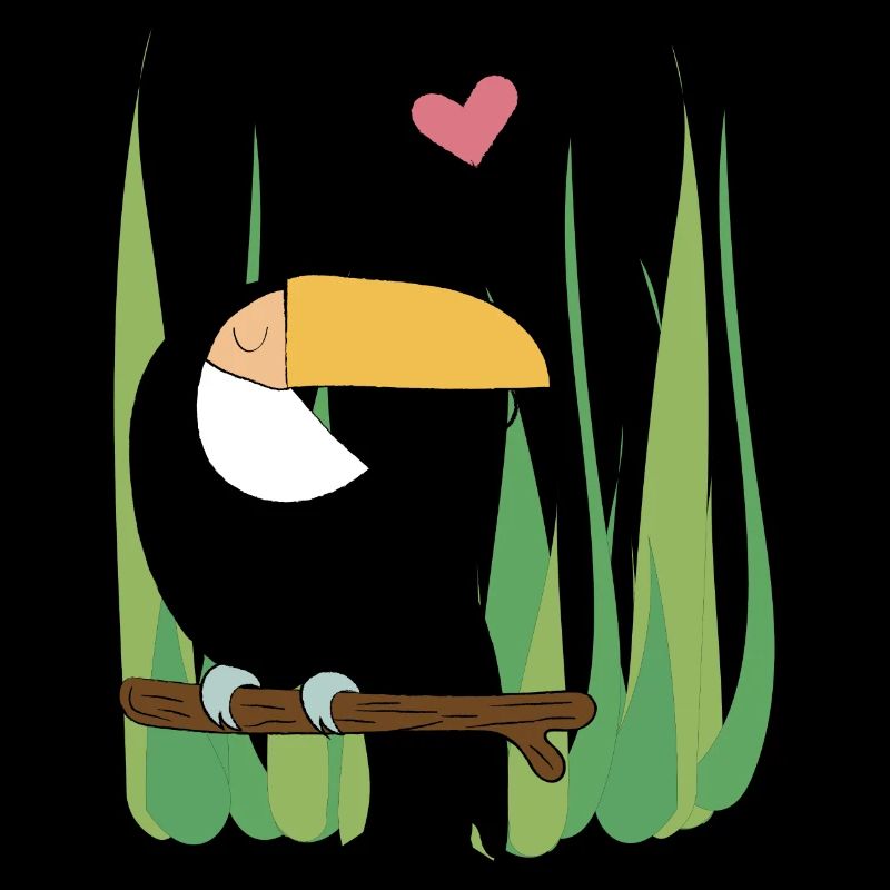 Kakadu mit Herz - Geschenkidee - Geschenk