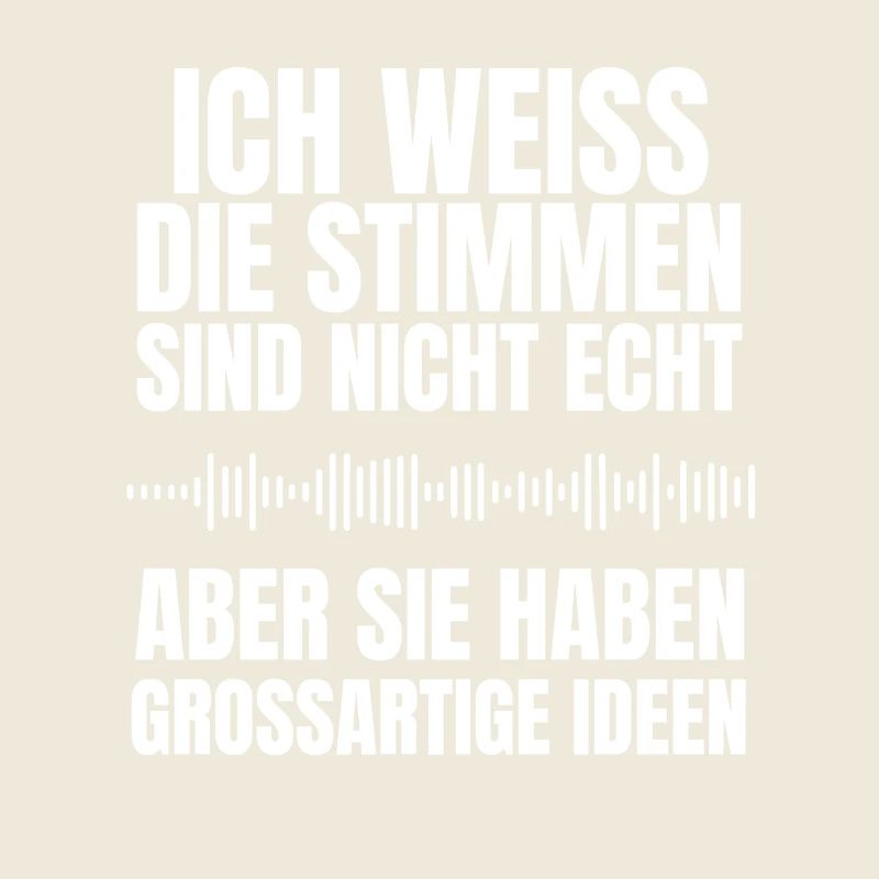 Stimmen nicht echt – geniale Idee