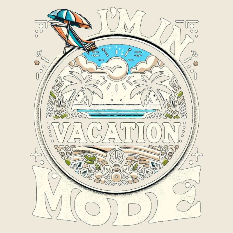 Ich bin im Urlaubsmodus Vacation mode