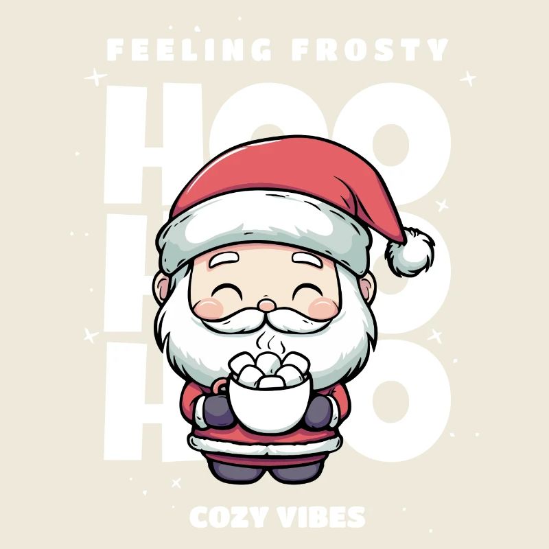 Weihnachten Pullover - Weihnachtsmann, Geschenk