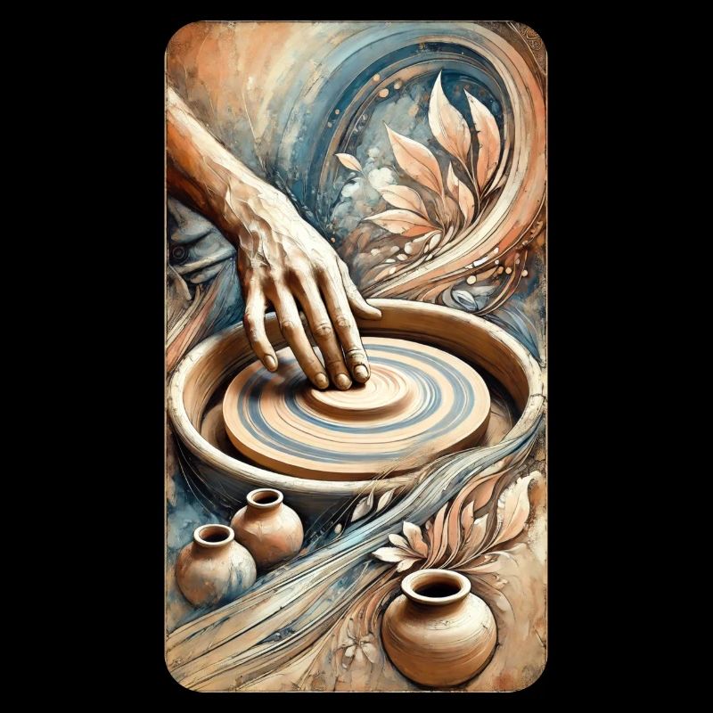 Nature’s Touch – Artistic Ceramic Creation Design