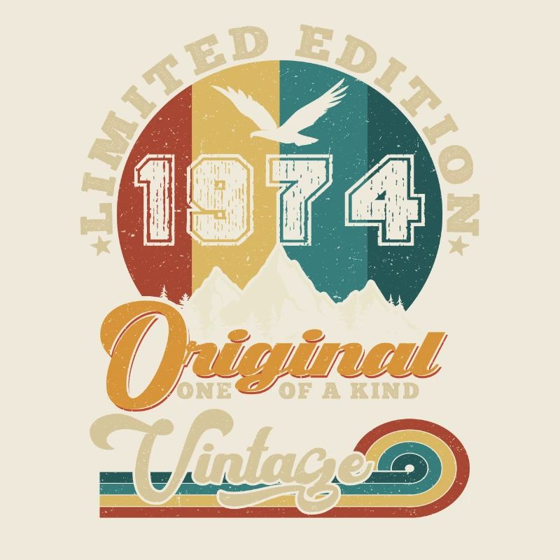 Original 1974 Vintage Édition limitée Cadeau