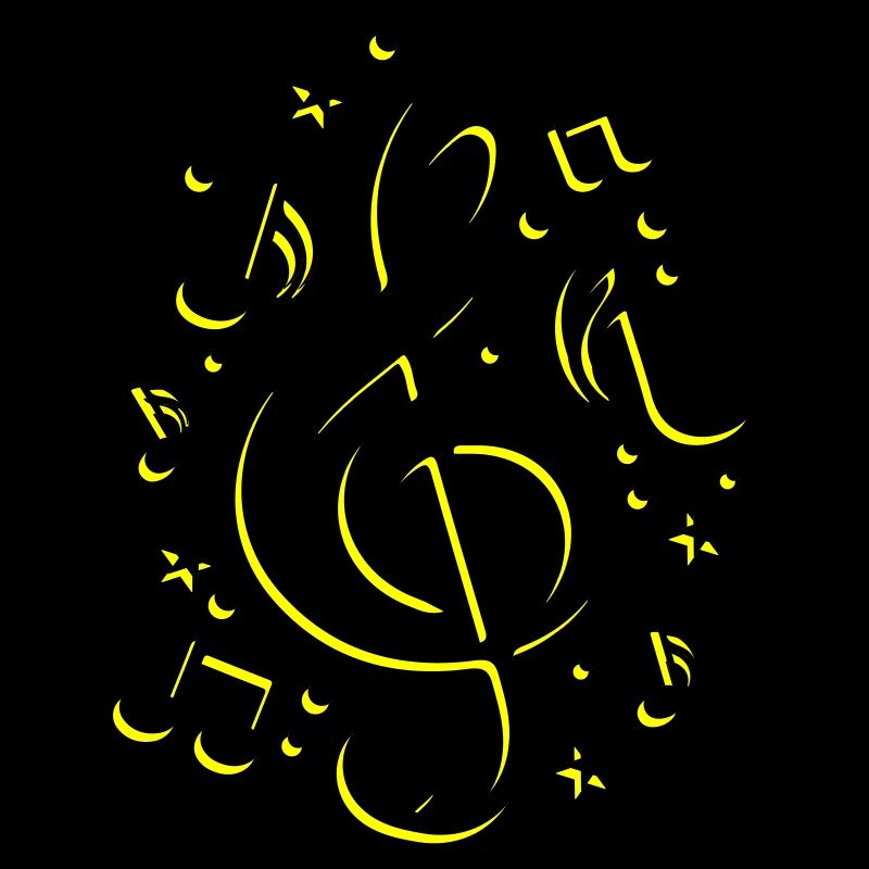 Icône de clé de notes de musique