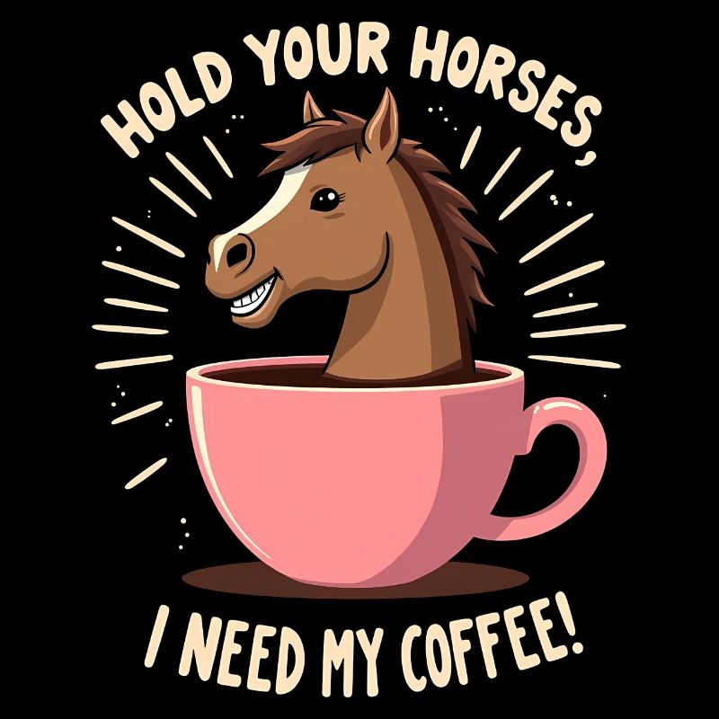 Hold your horses - I need my coffee!