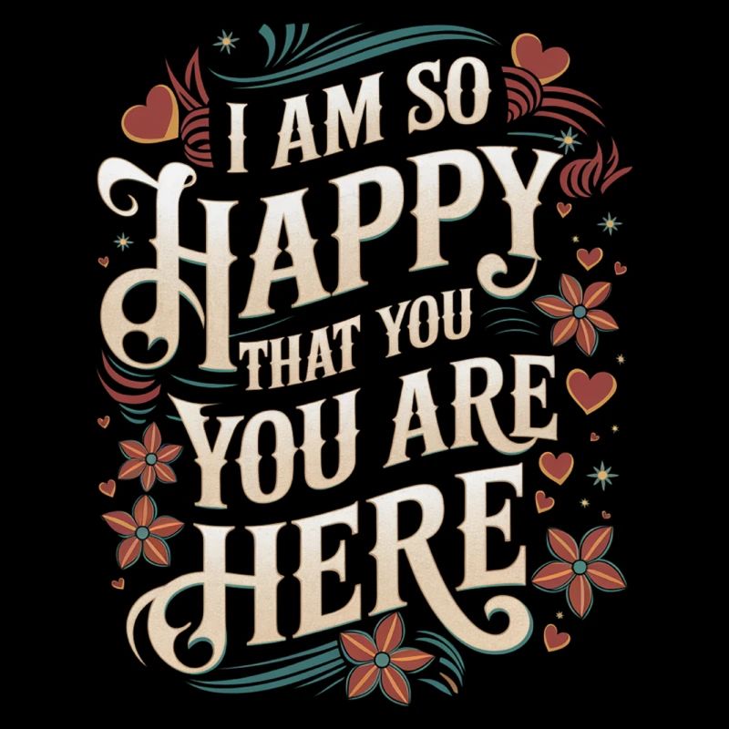 I Am So Happy That You Are Here 5