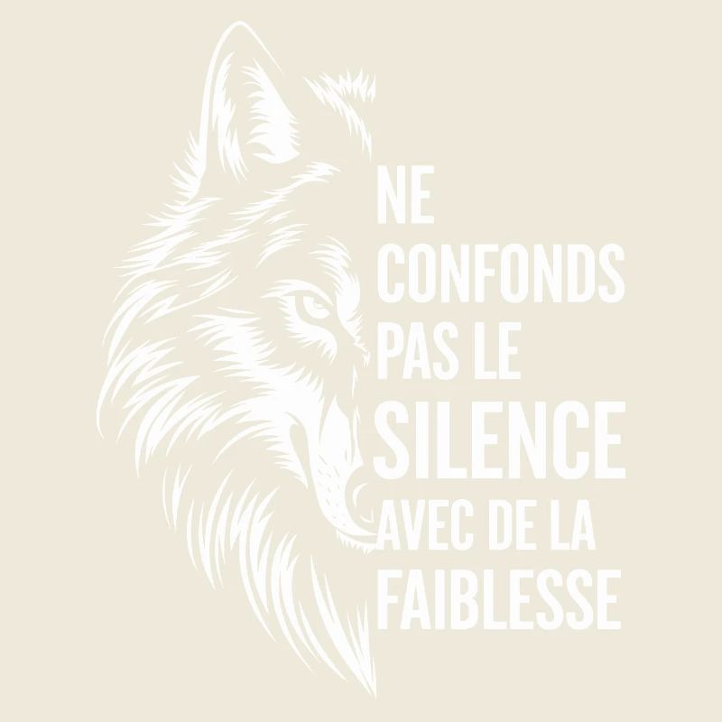 Ne confonds pas le silence avec de la faiblesse