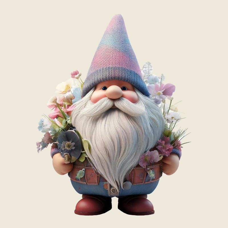 Gartenzwerg Design Blumenflüsterer