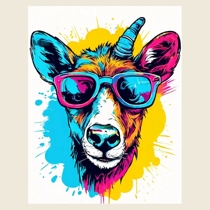 Colorful Animal Portrait