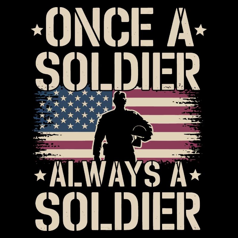 Soldat militaire vétéran