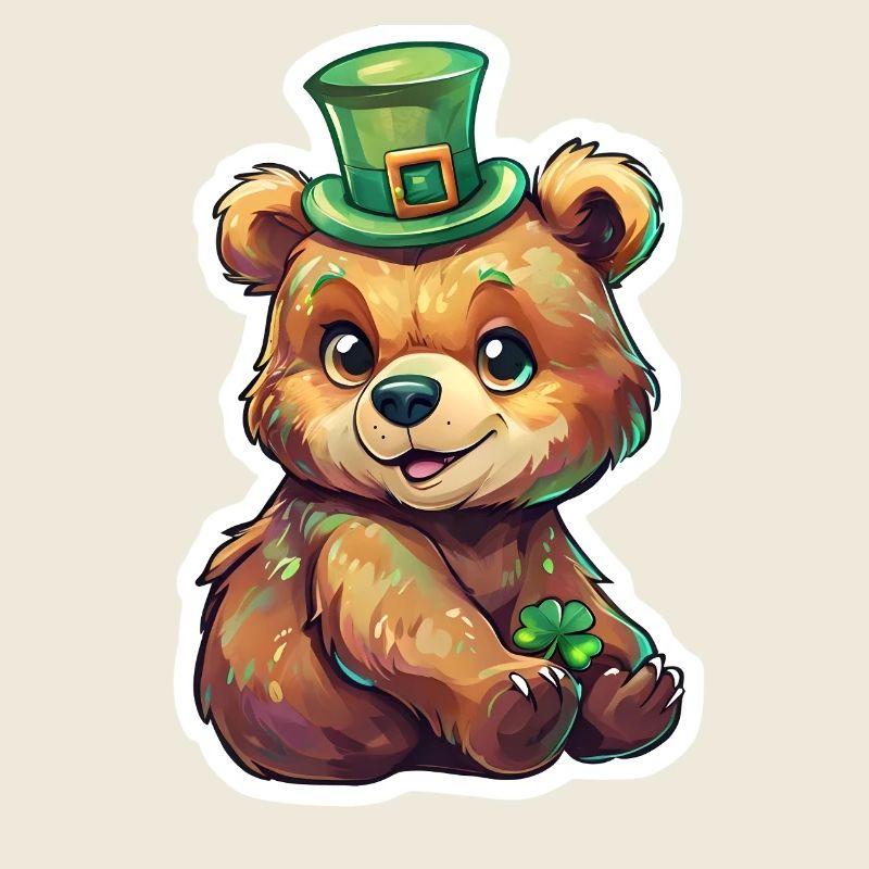 St. Patrick‘s Day Bär Geschenk