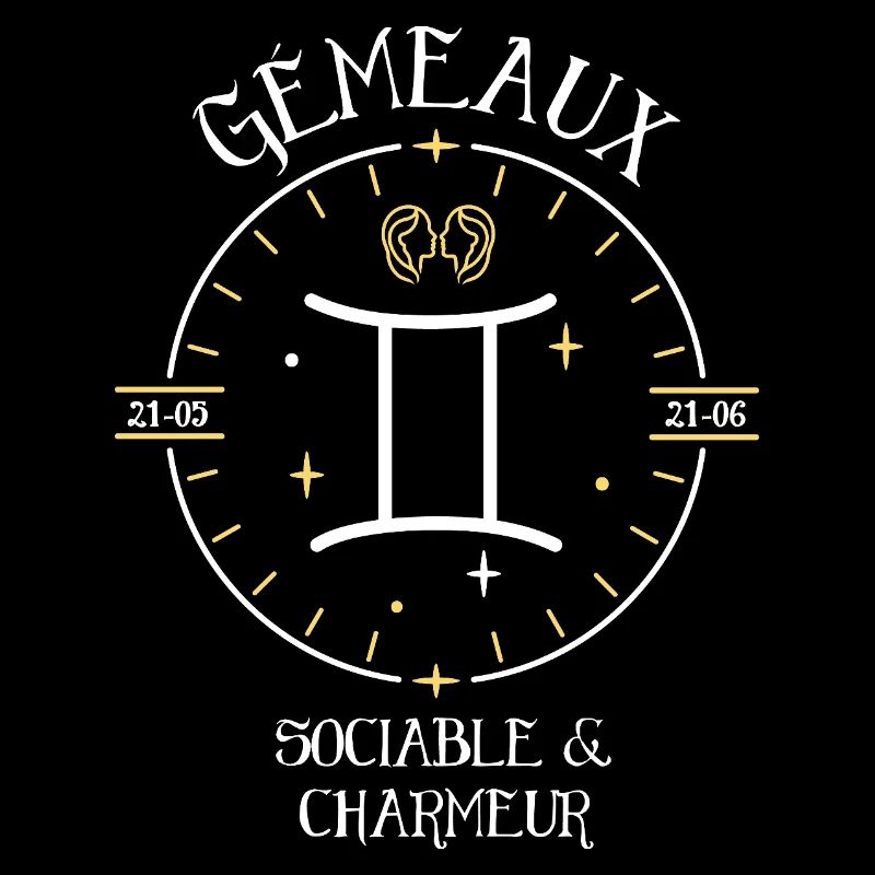 Du signe du Gémeaux - Sociable et charmeur