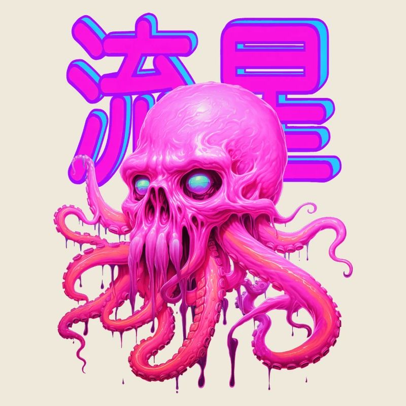 PINK OCTOPUS SCULL!