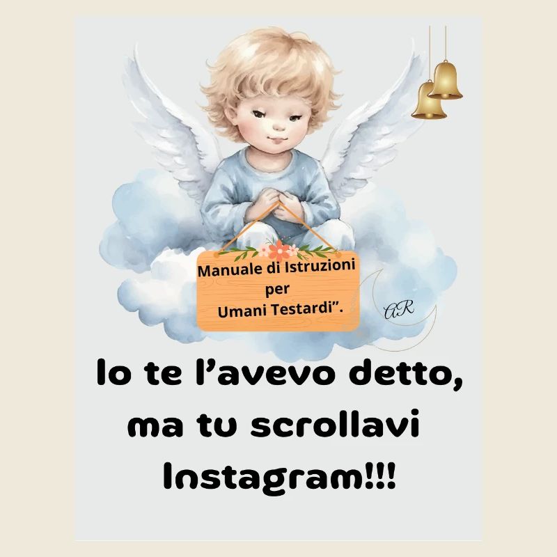 Ich habe es dir gesagt, aber du hast durch Instagram gescrollt!!